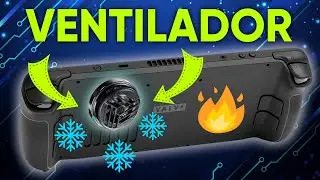 Bajar la temperatura de Steam Deck es posible con un ventilador? 🤔  Black Shark Cooler