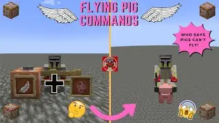 Command Block Tutorial #250: Flying Pig Commands in Minecraft (1.21+)