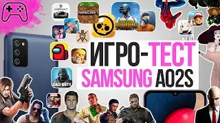 How do games work on Samsung A02s [test launch of games A02s] Gaming Samsung???