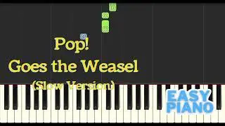 Pop Goes the Weasel Easy Piano Tutorial for Beginners