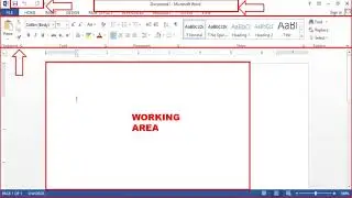 COMPONENTS OF MS WORD WINDOW