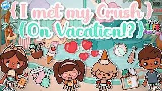 I met my crush on vacation!? ☀️ #16 | Toca Life World (Pippa & Pip) Toca Boca