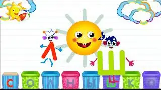 Азбука в коробочках. Буквы и звуки для детей. Солнышко.