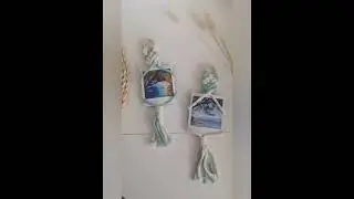 Macrame Instax Photo Frame Tutorial / Tanuljunk együtt Makramézni / Fotókeret készítés