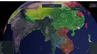 Map of 1940 Asia in rise of nations (WW2)