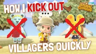 How I make ANY VILLAGER MOVE OUT 👋 | With/Without Time Traveling | Animal Crossing: New Horizons