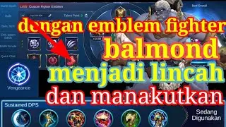 balmond dengan emblem fighter menjadi yang menakutkan || mobile legends || ardezo gaming