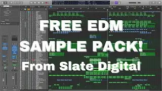 Slate Digital's Free EDM Sample Pack Review! | It's A Great Library of 500 MIDI Files and Samples.