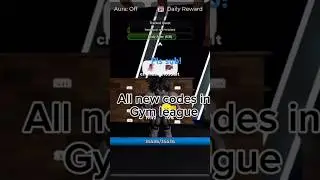 All new codes in gym league Roblox 