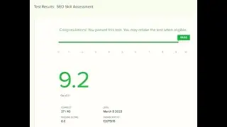 Fiverr SEO Skill Test Answers Score 9.2 I 08 March 2023