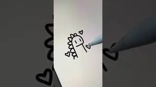 Рисуем ужасного монстра, подпишись ❤️ 