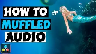 How To MUFFLE AUDIO in Davinci Resolve 18.6 | How to create an underwater sound effect in Davinci