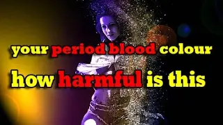 what the colour of your period blood says