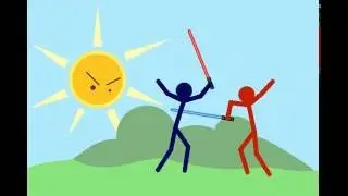 Бой ! Star Wars !!!
