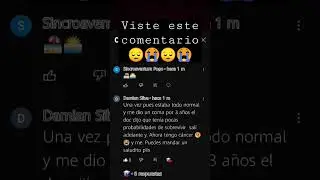 viste este comentario😭