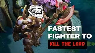 FASTEST FIGHTER TO KILL LORD PART 1 😈 || MOBILE LEGENDS BANG BANG
