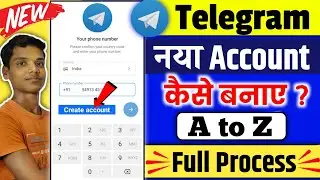 Telegram Account Kaise Banaye | How to Create Telegram Account 2023 | Telegram Account Create