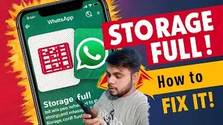 WhatsApp storage is full | how to fix WhatsApp storage full problem ?