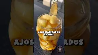 AJOS MACERADOS EN MIEL 🍯 