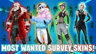 Unreleased Fortnite Survey Skins We NEED!