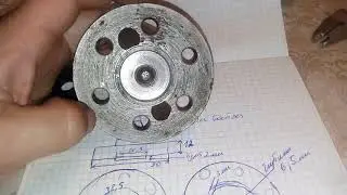 Чертеж переходника под вариатор сафари с двс K6A