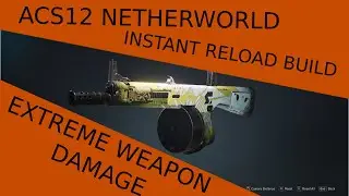 Once Human -  ACS12 Netherworld 100% uptime Fast Gunner Build