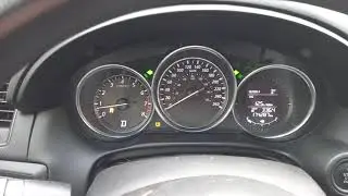 Resetting the tire pressure sensor on a Mazda CX 5. How to reset the tire pressure error.