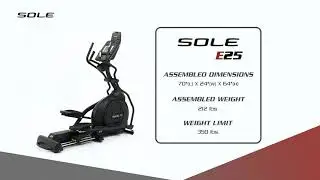 New Sole E25 Elliptical