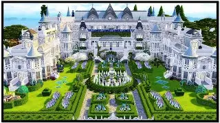 Castle with Topiary Garden | Sims 4 Speed Build | No CC