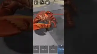 How to make the crab boss go invisible in the strongest battlegrounds #thestrongestbattlegrounds