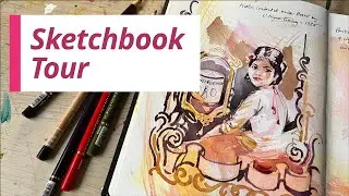 Mixed Media Sketchbook Tour : Burma to Myanmar