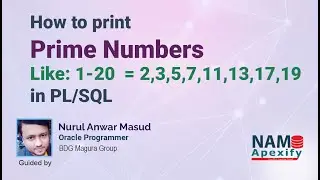 How to print prime numbers by PL/Sql