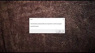 How To Solve_Biomutant_Directx Runtime | Error