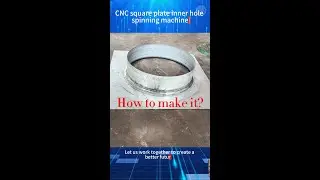 Introduction of CNC square fan guide ring and air conditioner guide plate spinning machine