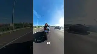 Он пнул цепь на скорости… и сразу пожалел об этом! 😱🏍️.