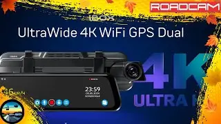 СЕНСОРНЫЙ регистратор с КРУТОЙ 4к записью: iBOX UltraWide 4k