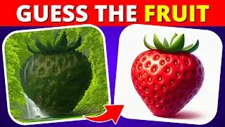 Guess by ILLUSION - Fruits and Vegetables Edition 🍎🥑🍌 Quiz