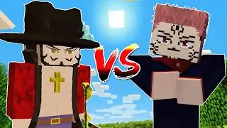 Mihawk VS Sukuna - Minecraft Jujutsu Kaisen Mod