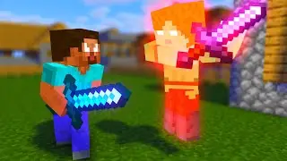 Herobrine vs Bobby1545 - Minecraft FIGHT Animation