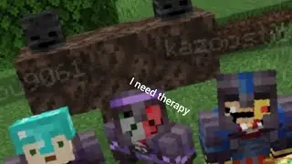 3 Buffoons fight Wither ◼️💀💀💀◼️