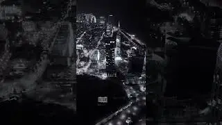 Exploring Batumi's Glowing Nights from Above