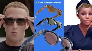 Ray-Ban Meta Smart Glasses, Stylish, Wearable Tech Sunglasses.