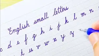 Cursive Writing 4th 🔡 || Spoken English || @dr.khyati_vadher
