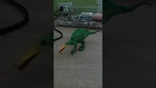 динозавры из воздушного пластилина
