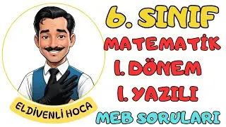 6th Grade Mathematics 1st Term 1st Written Exam Questions - Eldivenli Hoca - (2026 Meb Sample Que...