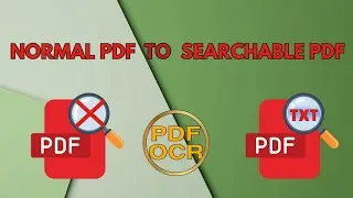 Convert Any PDF to TEXT PDF with PDF OCR | Searchable PDF | PDF Tools | Igneous Tech 