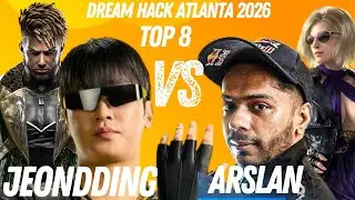 Tekken 8 Arslan Ash Vs Jeondding DreamHack Atlanta 2026 Road To EWC Top 8
