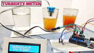How to interface turbidity module with arduino | complete tutorial | DIY Turbidity meter