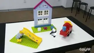 EasyAR new augmented reality capability  -Occlusion and Collision