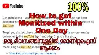 How to Monetize Your Channel within One Day |Simple Method |Programmer Page
